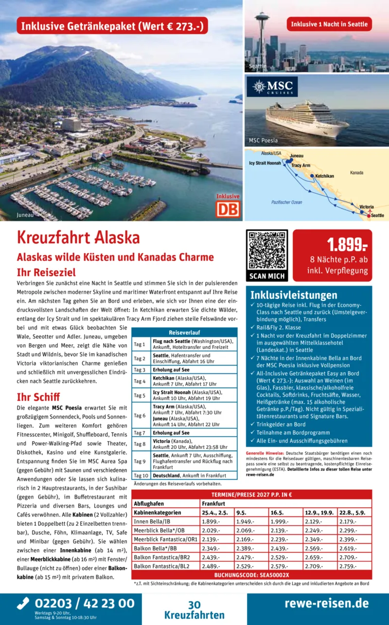 REWE Reisen Prospekt vom 29.08.2026, Seite 30