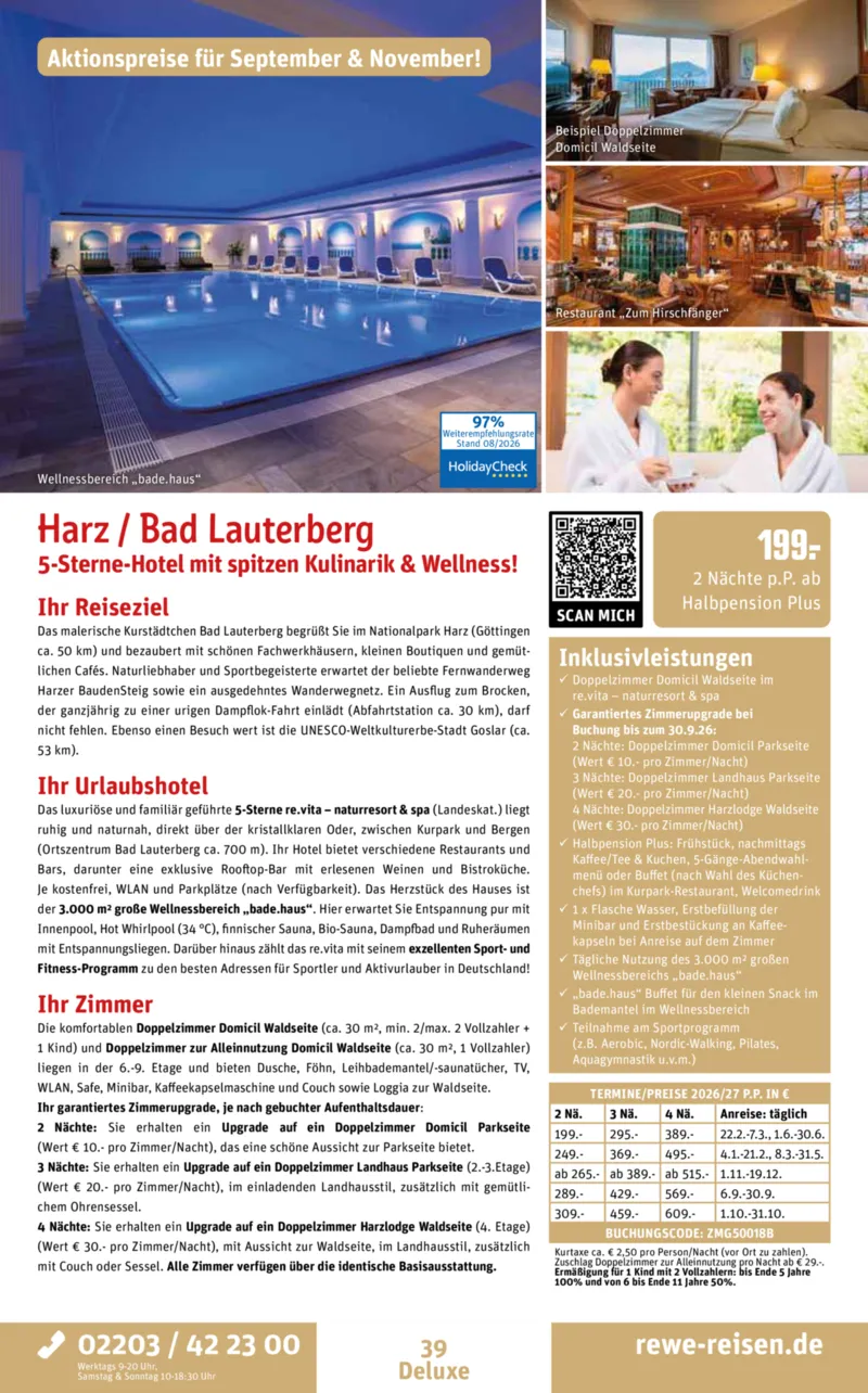 REWE Reisen Prospekt vom 29.08.2026, Seite 39
