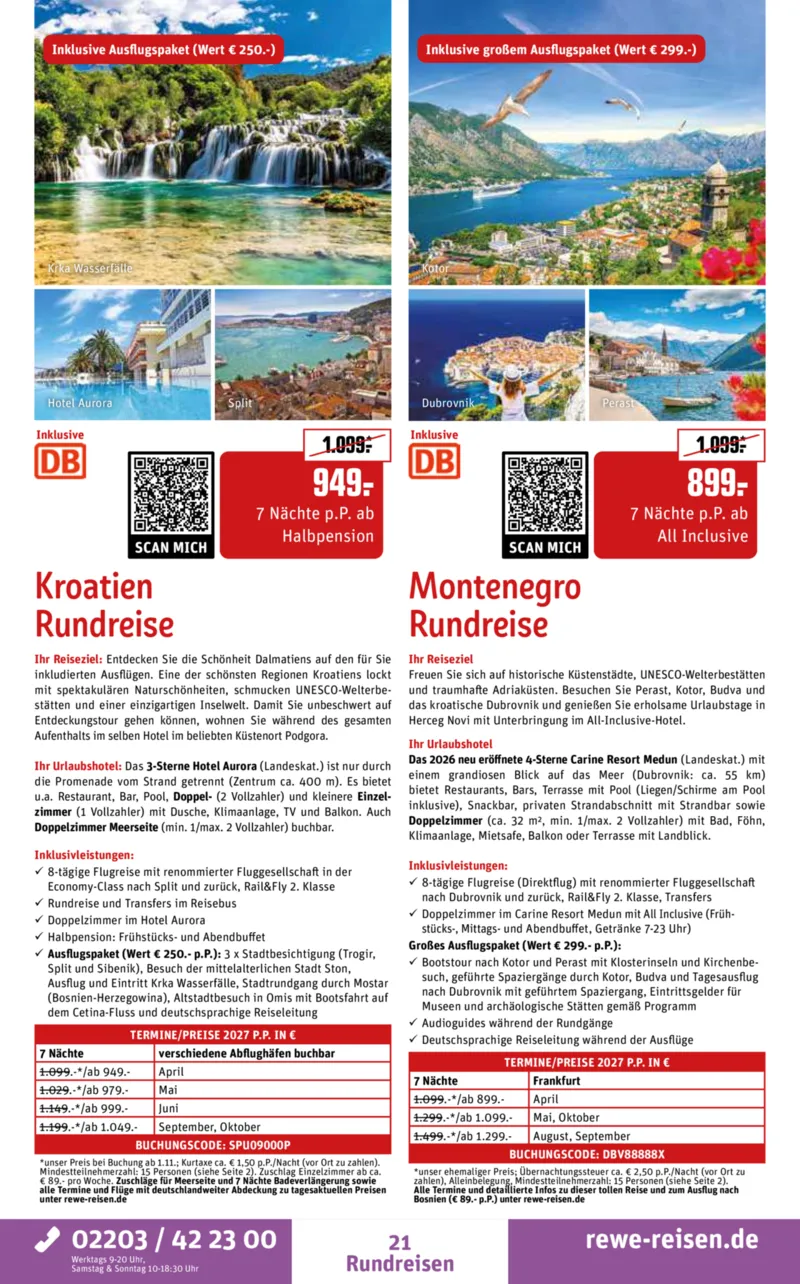 REWE Reisen Prospekt vom 28.09.2026, Seite 21