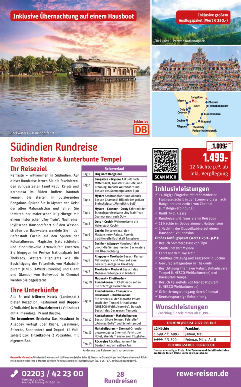 REWE Reisen Prospekt vom 28.09.2026, Seite 28