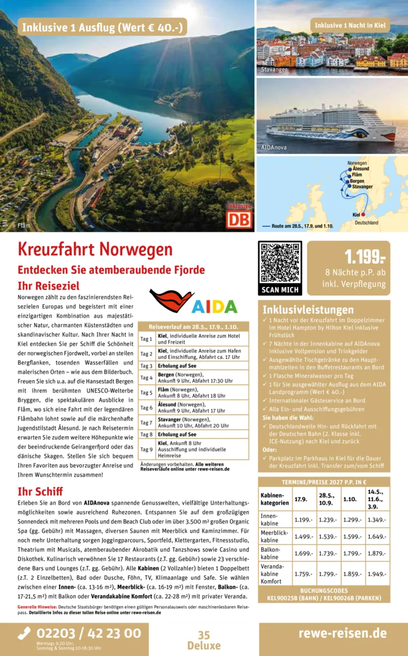 REWE Reisen Prospekt vom 28.09.2026, Seite 35