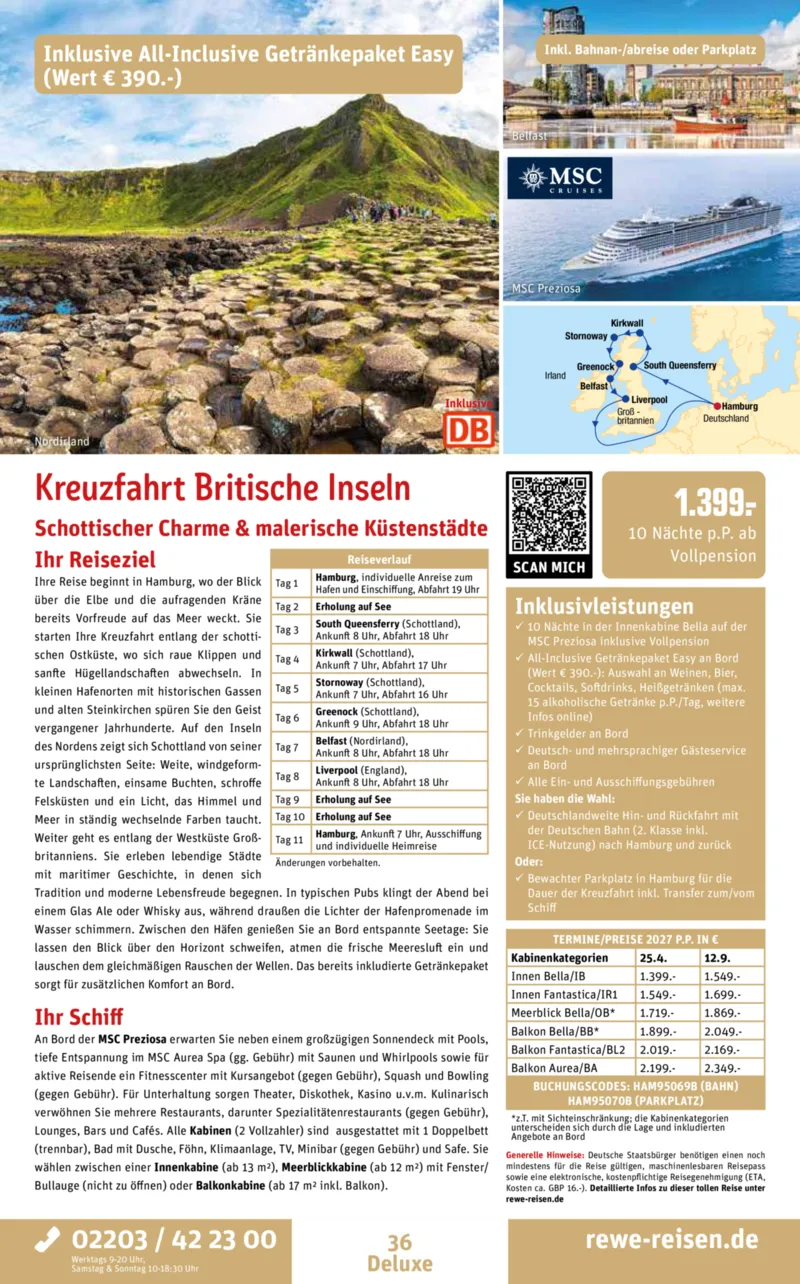 REWE Reisen Prospekt vom 28.09.2026, Seite 36