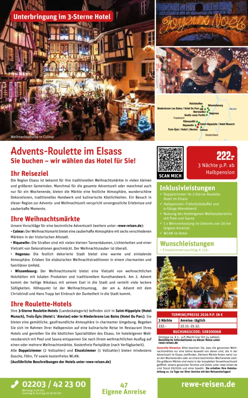 REWE Reisen Prospekt vom 28.09.2026, Seite 47