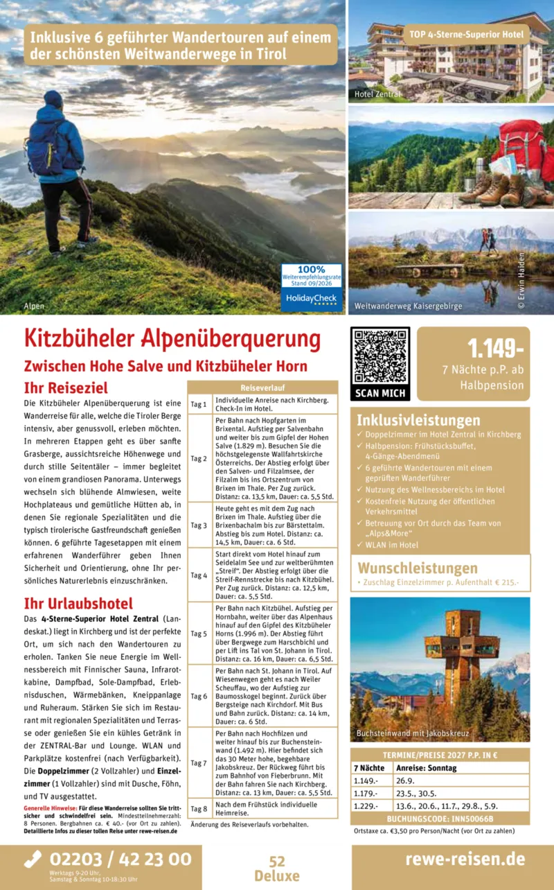 REWE Reisen Prospekt vom 28.09.2026, Seite 52