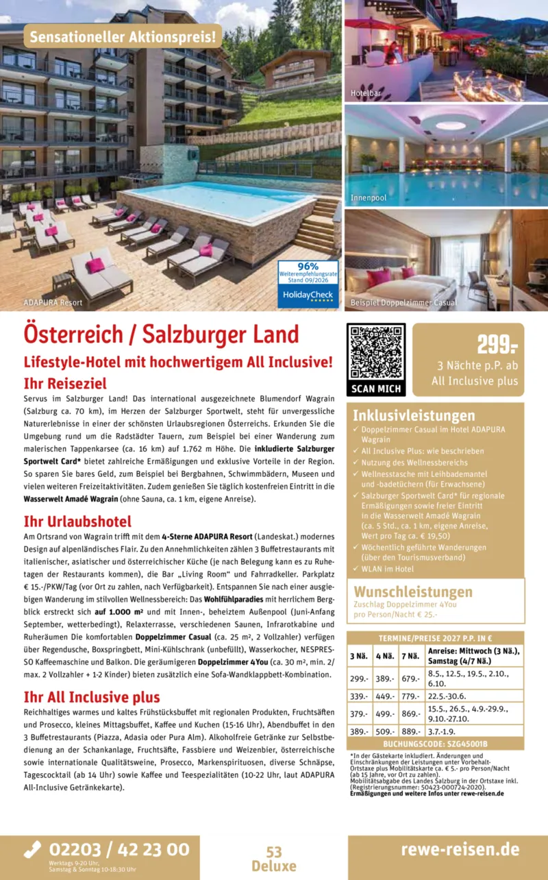 REWE Reisen Prospekt vom 28.09.2026, Seite 53