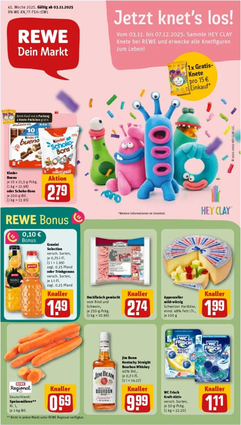 REWE Prospekt vom 03.11.2025, Seite 1