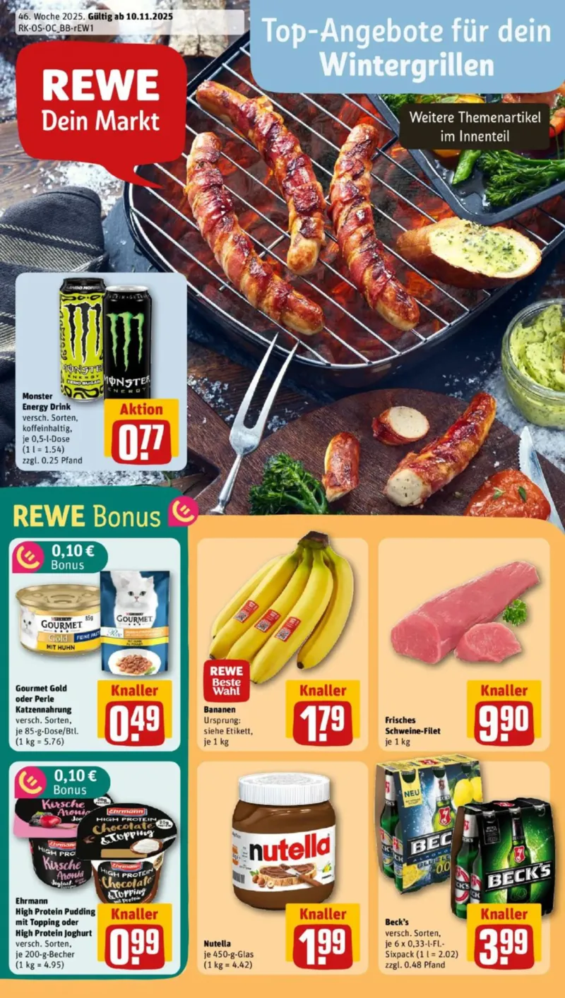 REWE Prospekt vom 10.11.2025, Seite 1
