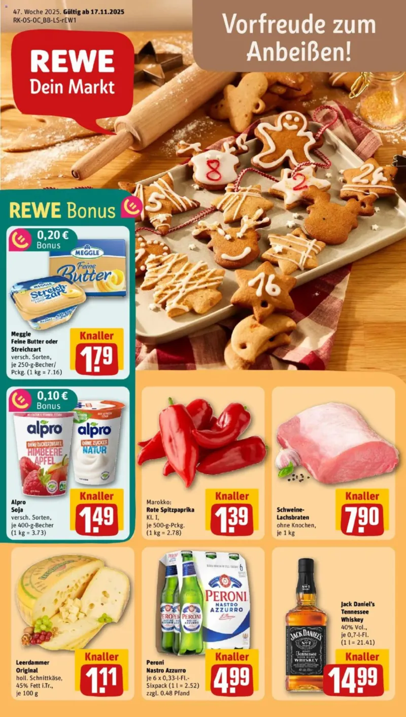 REWE Prospekt vom 17.11.2025, Seite 1