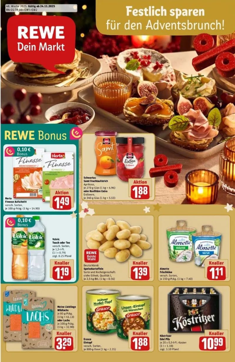 REWE Prospekt vom 24.11.2025, Seite 1