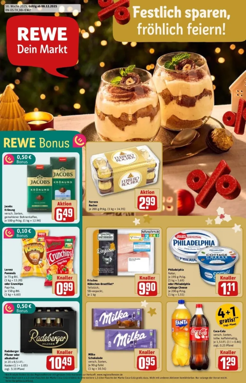 REWE Prospekt vom 08.12.2025, Seite 1