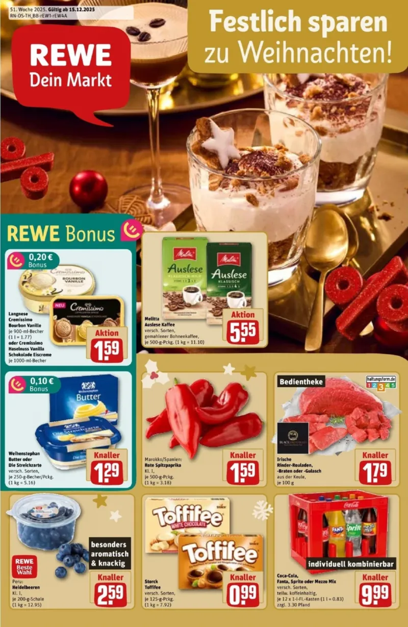 REWE Prospekt vom 15.12.2025, Seite 1