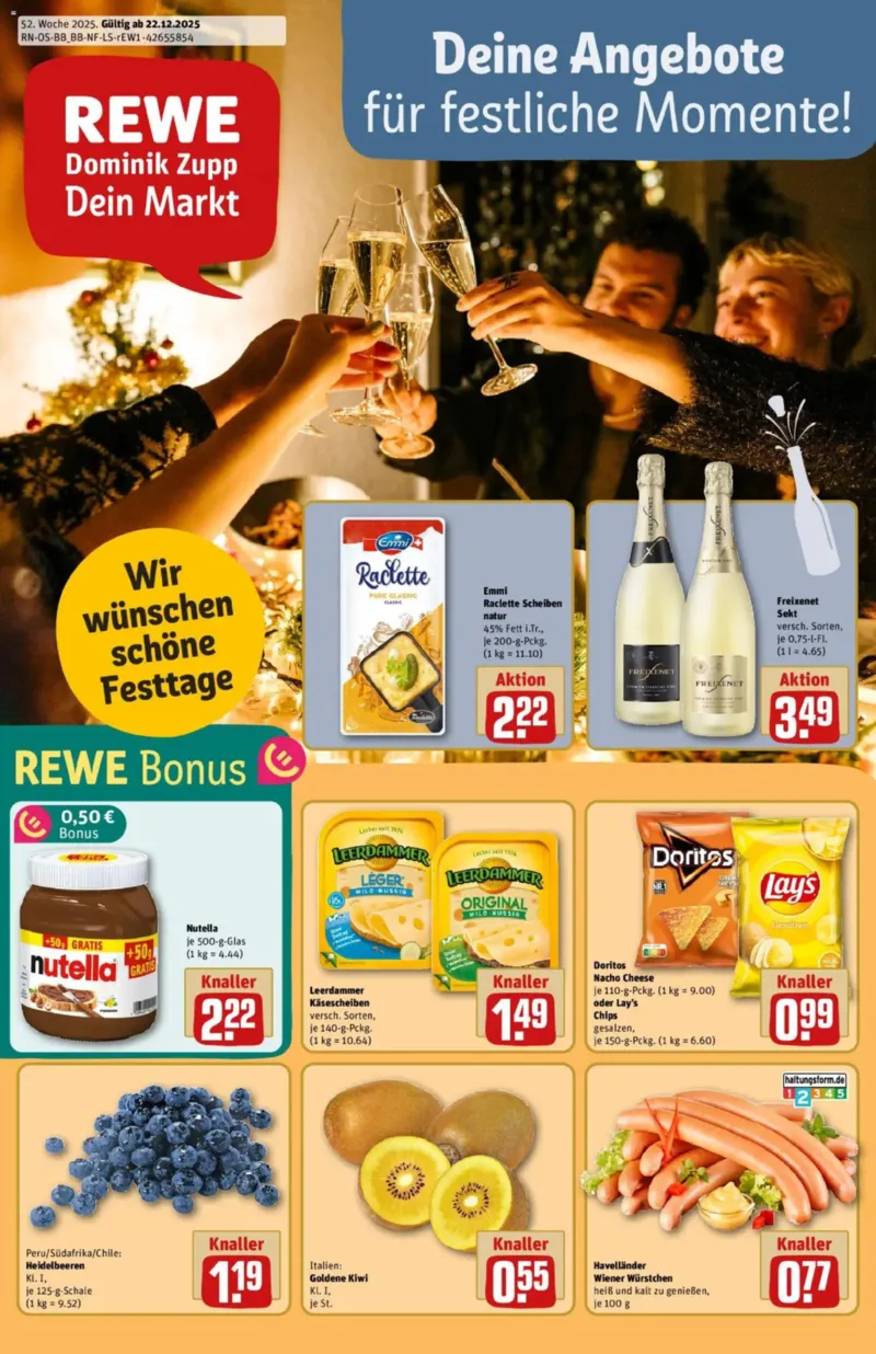 REWE Prospekt vom 22.12.2025, Seite 1
