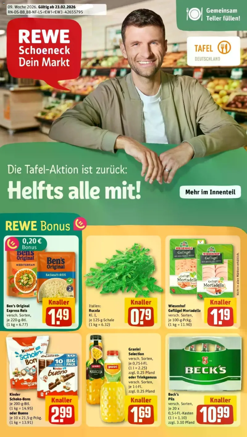 REWE Prospekt vom 23.02.2026, Seite 1