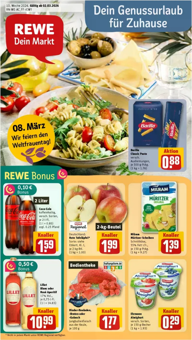 REWE Prospekt vom 02.03.2026, Seite 1