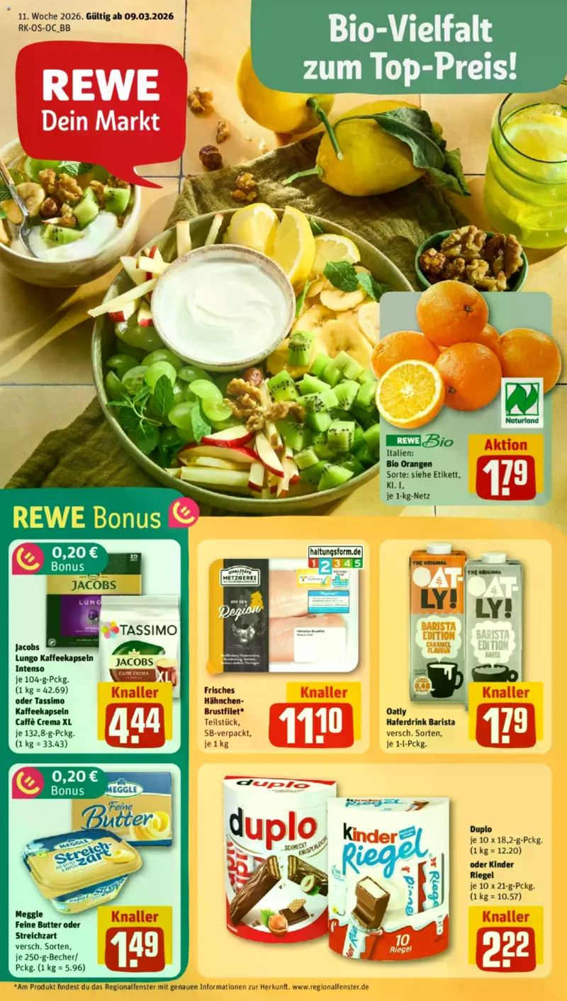 REWE Prospekt vom 09.03.2026, Seite 1