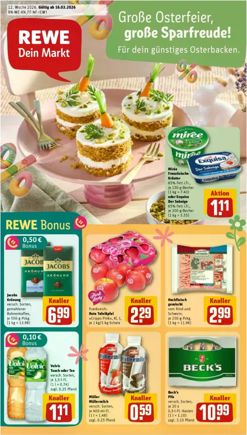 REWE Prospekt vom 16.03.2026, Seite 1