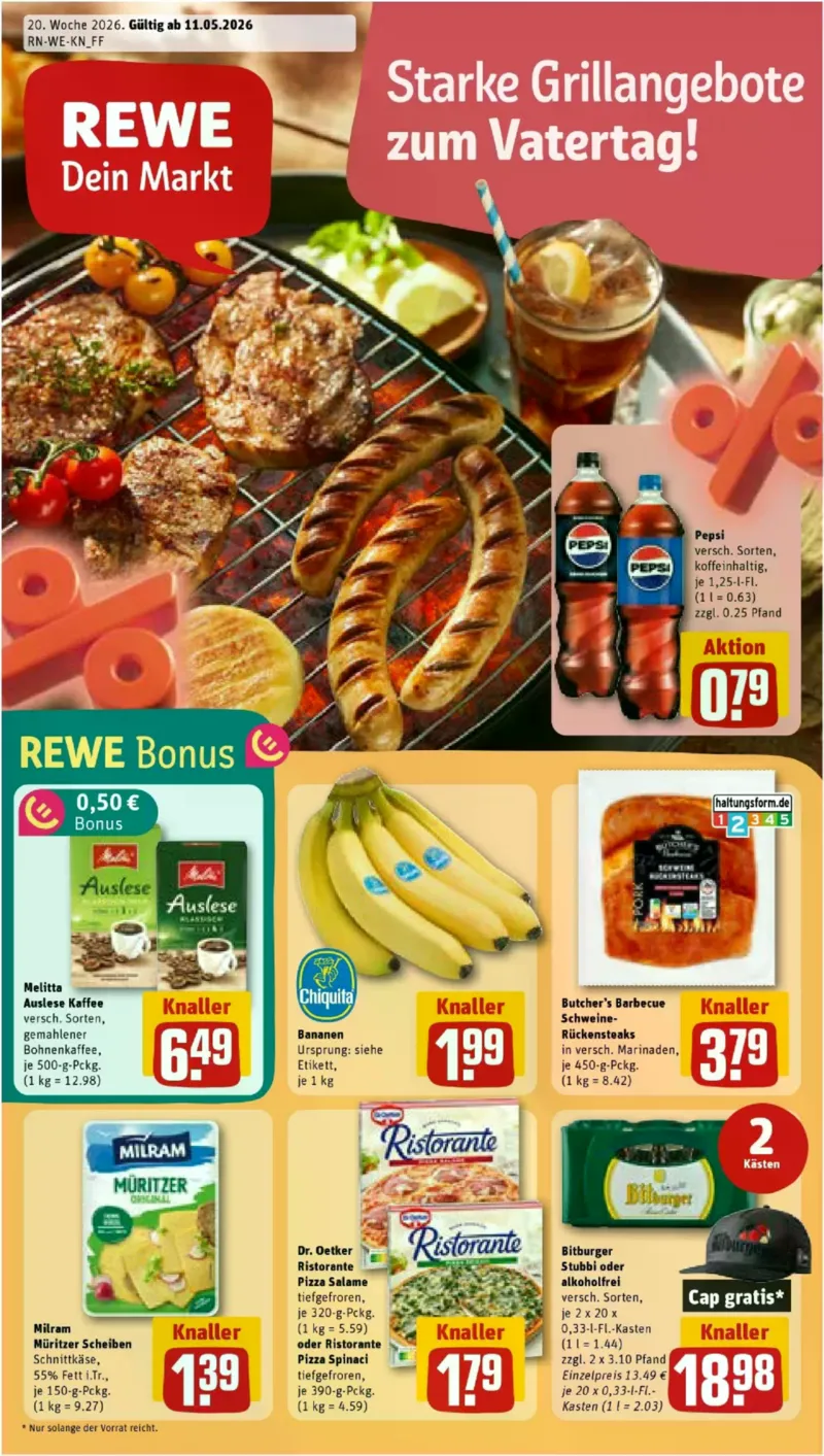 REWE Prospekt vom 11.05.2026, Seite 1
