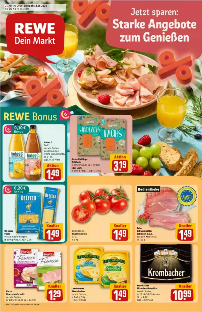 REWE Prospekt vom 18.05.2026, Seite 1