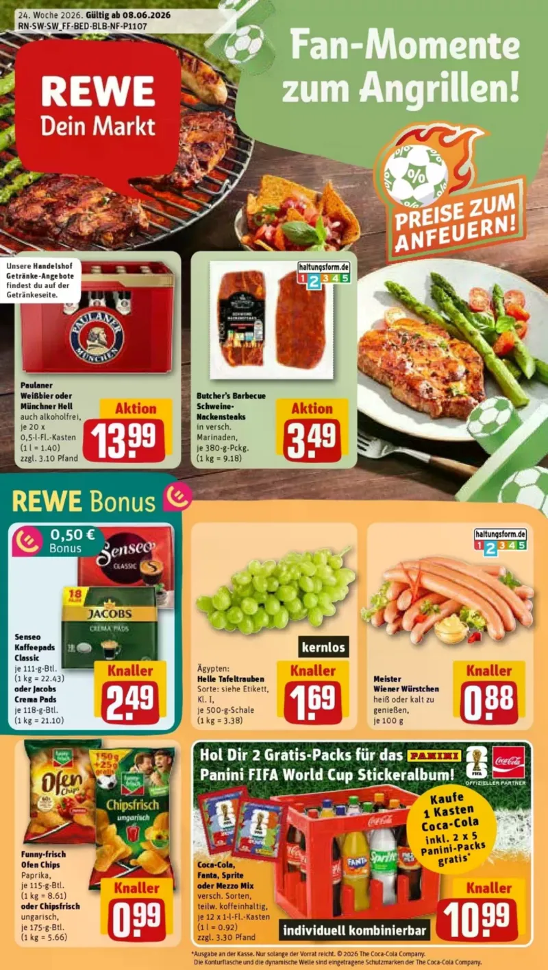 REWE Prospekt vom 08.06.2026, Seite 1
