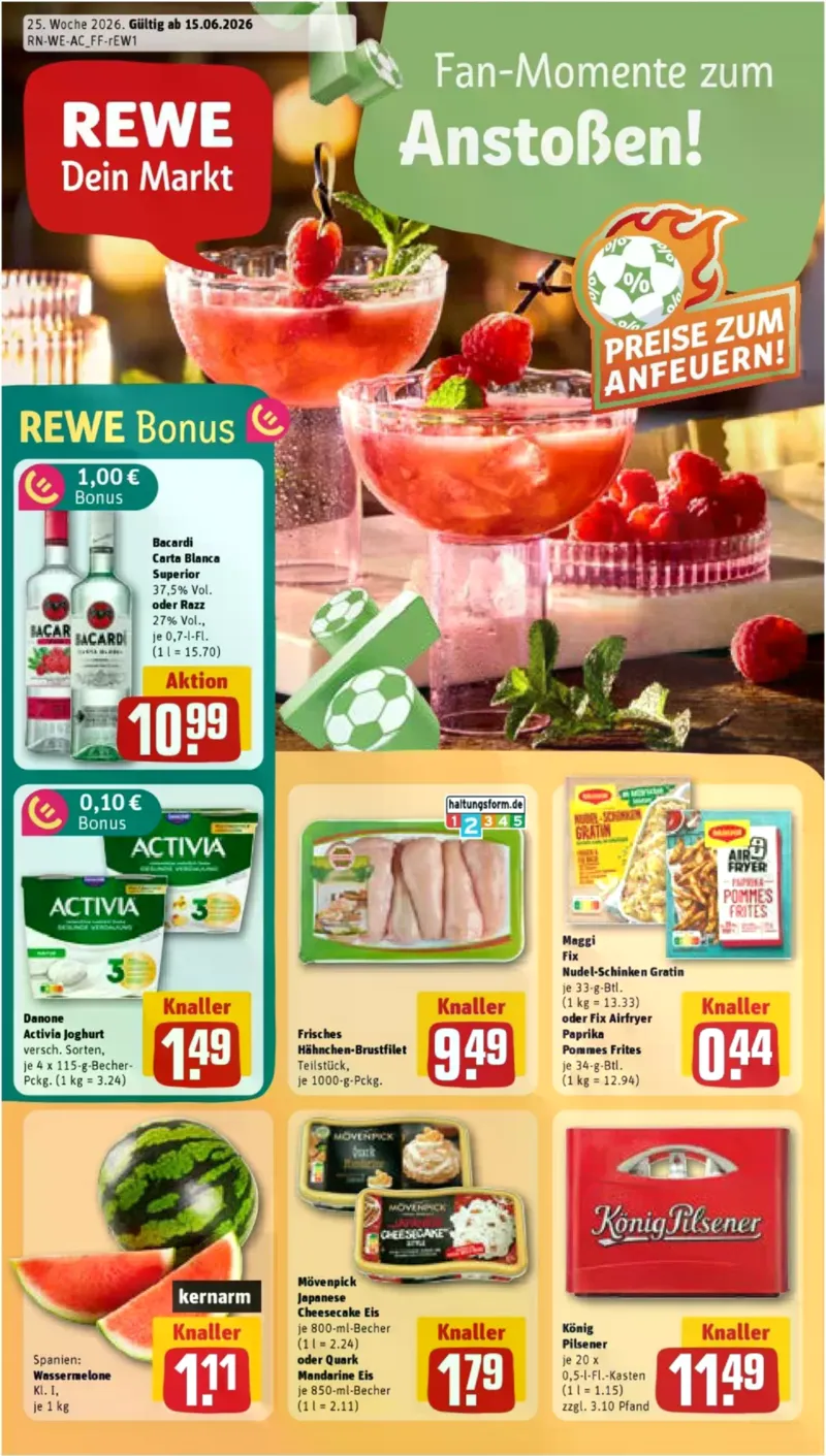 REWE Prospekt vom 15.06.2026, Seite 1