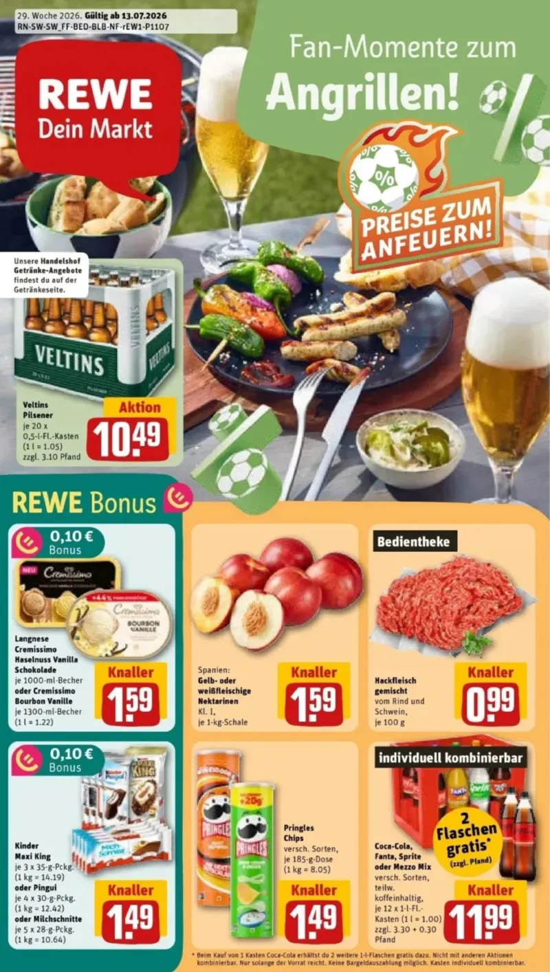 REWE Prospekt vom 13.07.2026, Seite 1