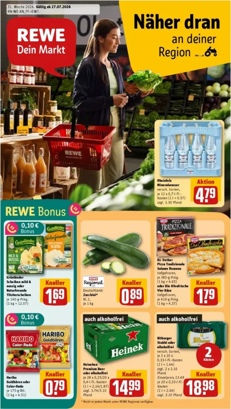 REWE Prospekt vom 27.07.2026, Seite 1