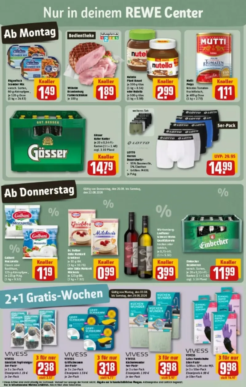 REWE Prospekt vom 17.08.2026, Seite 3