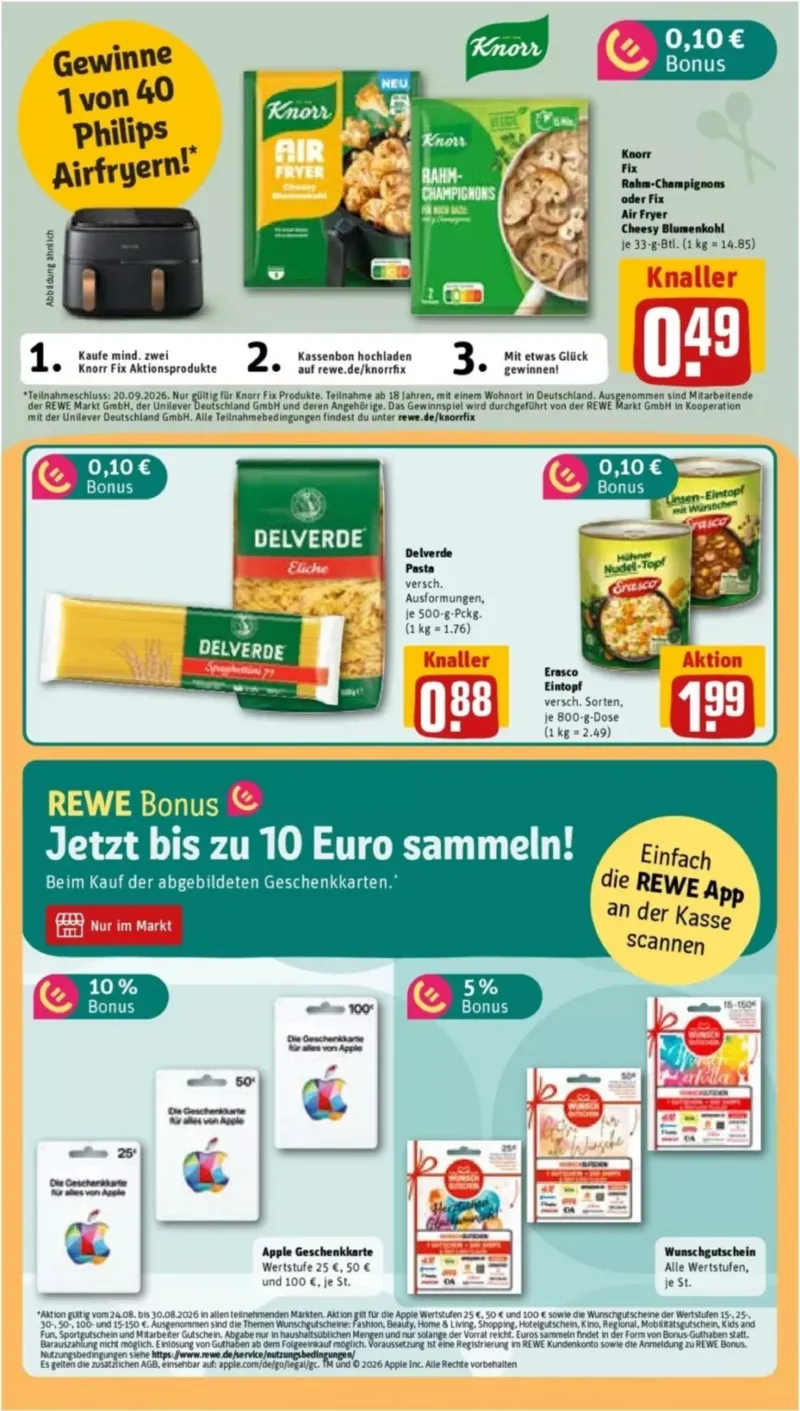 REWE Prospekt vom 24.08.2026, Seite 18