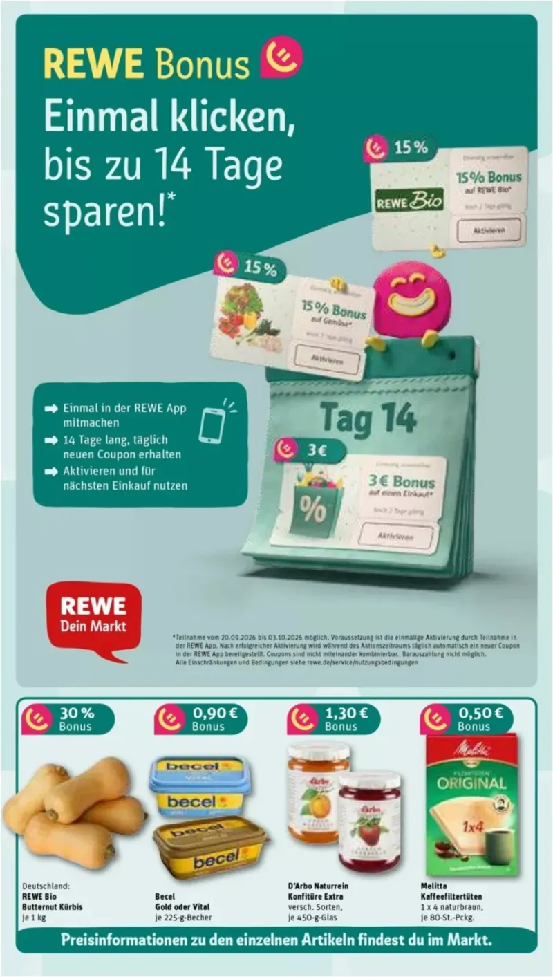 REWE Prospekt vom 21.09.2026, Seite 3