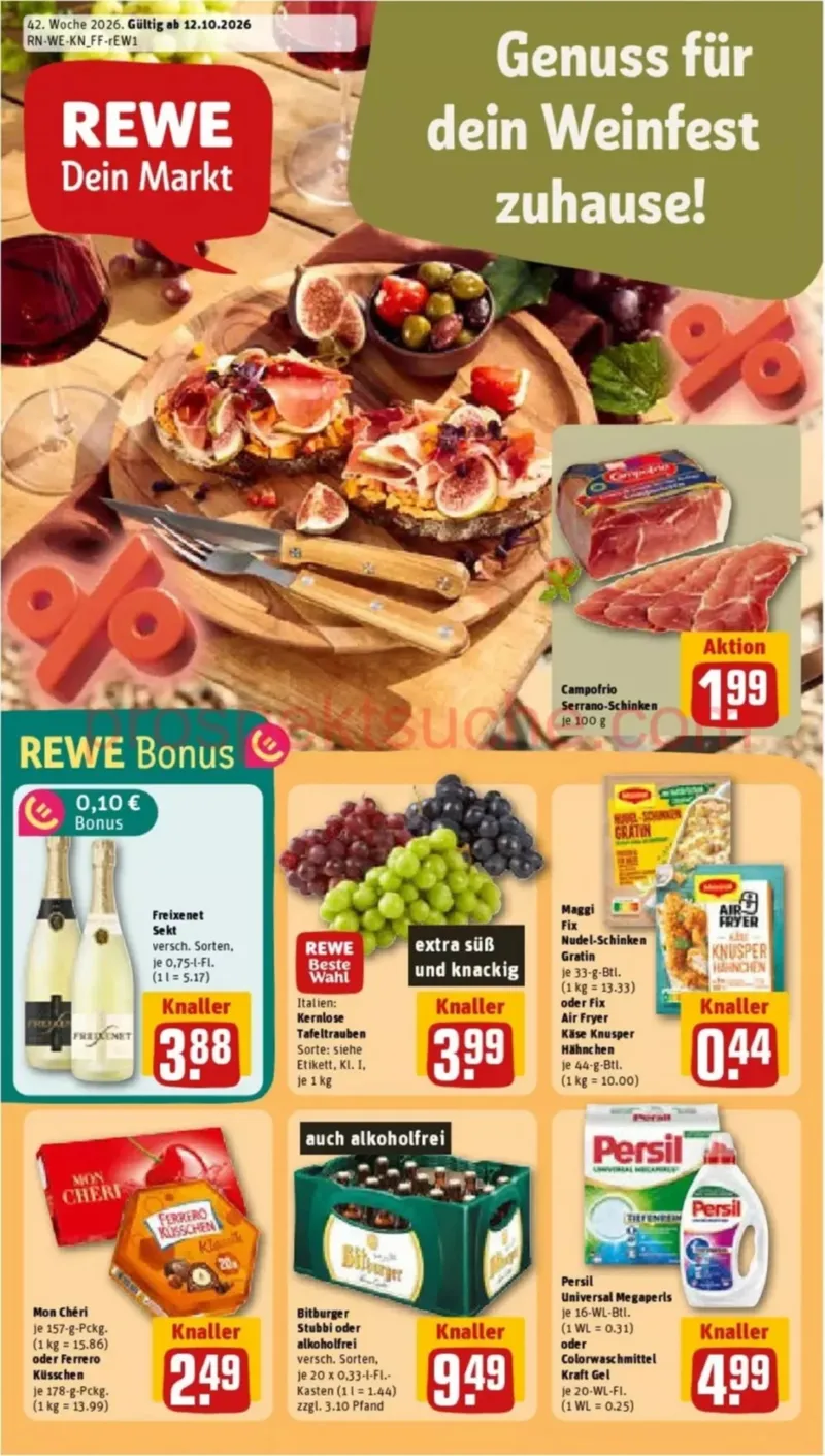 REWE Prospekt vom 12.10.2026, Seite 1