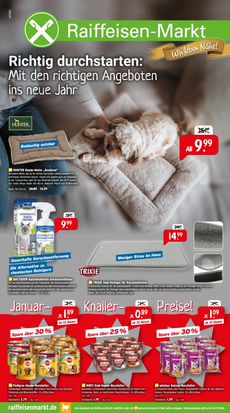 Raiffeisen-Markt Prospekt vom 06.01.2026, Seite 1