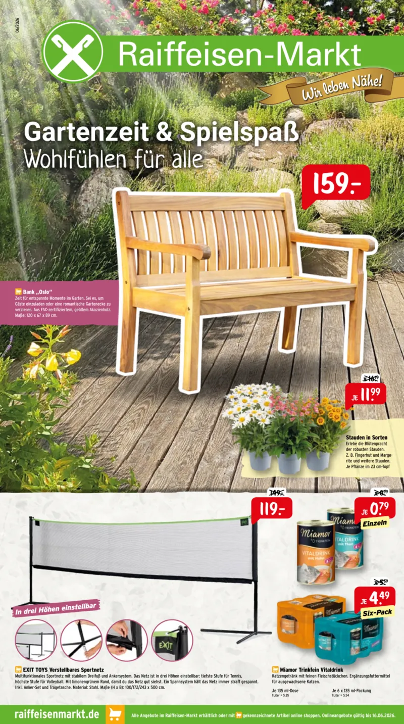 Raiffeisen-Markt Prospekt vom 27.05.2026, Seite 1