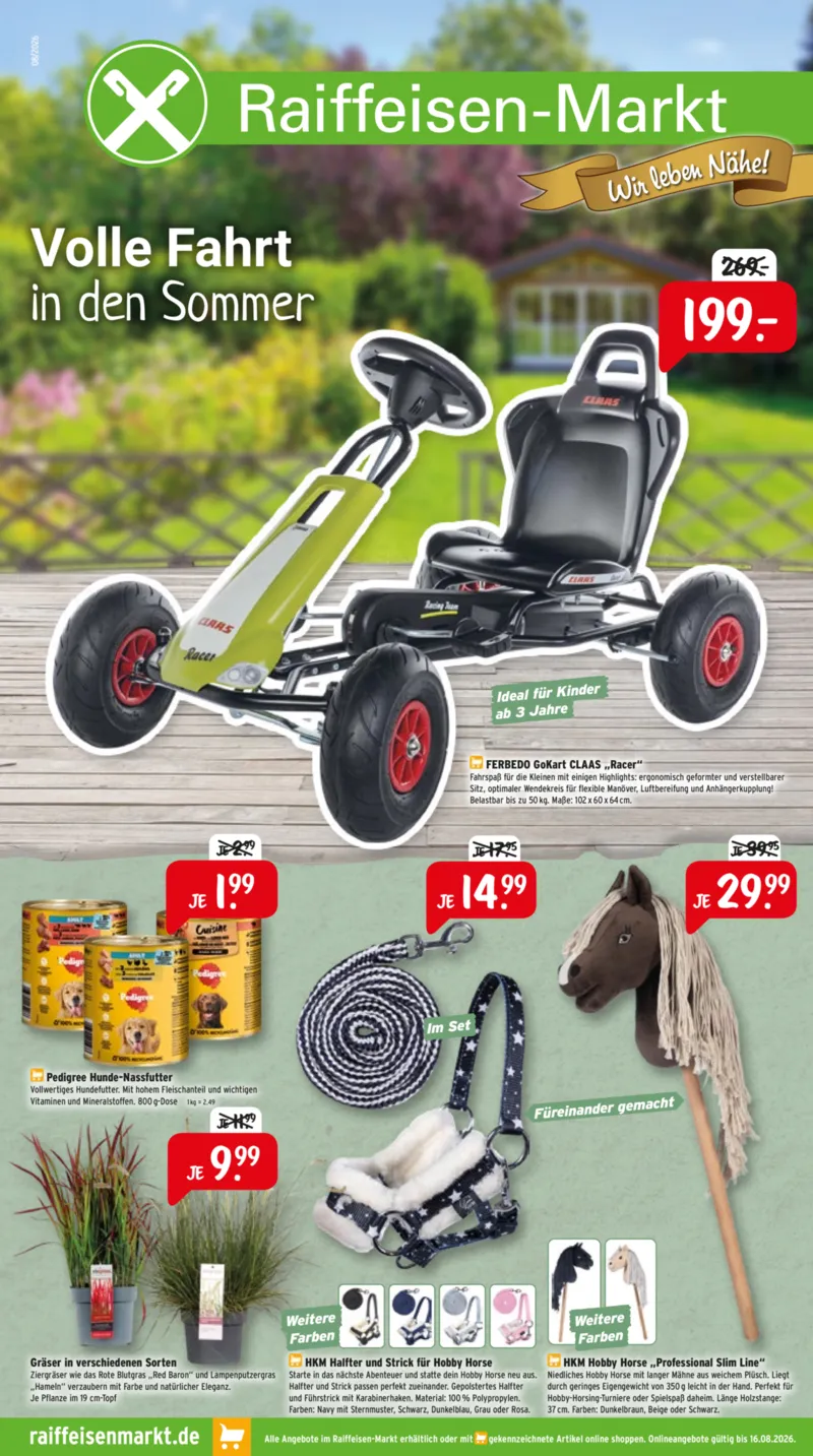 Raiffeisen-Markt Prospekt vom 27.07.2026, Seite 1