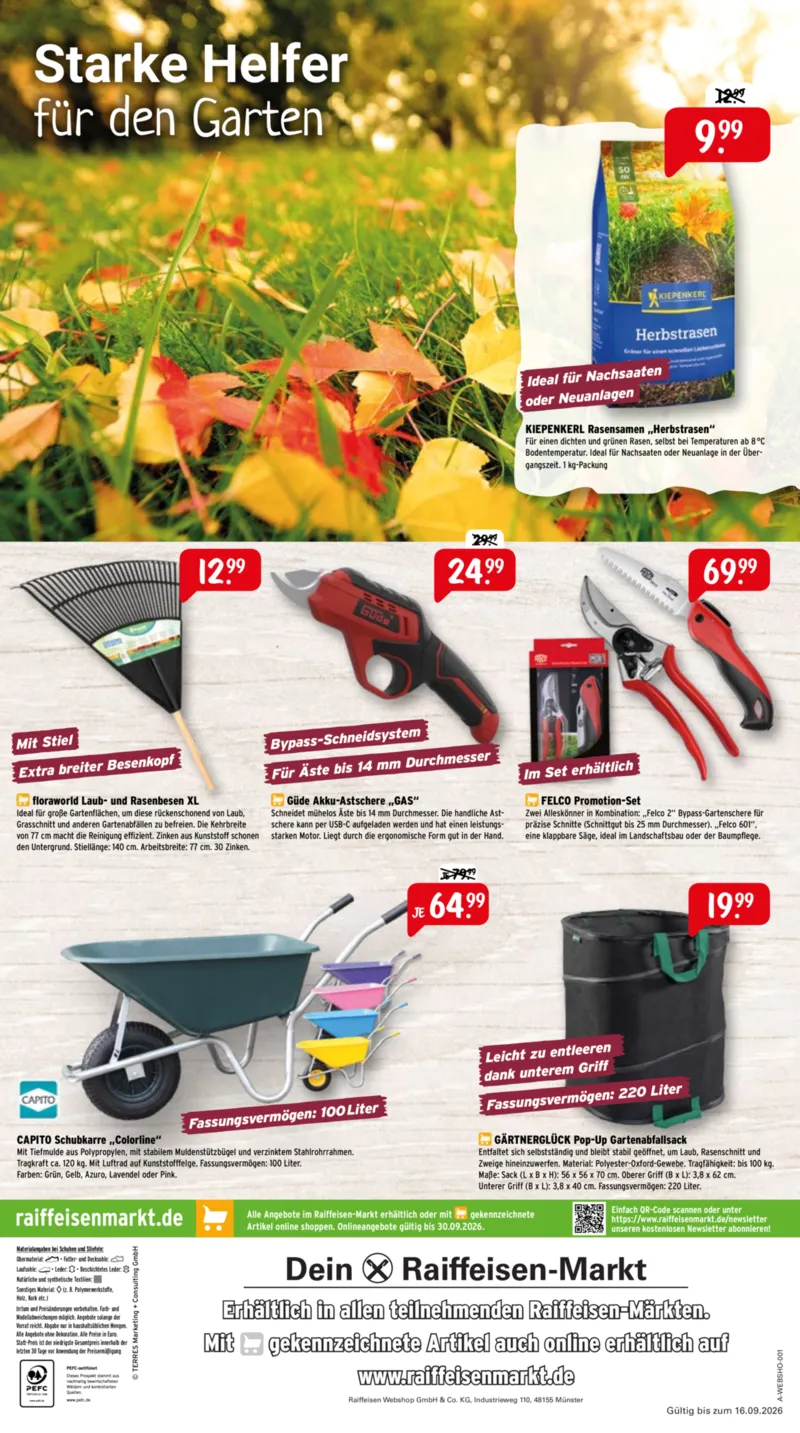 Raiffeisen-Markt Prospekt vom 26.08.2026, Seite 8