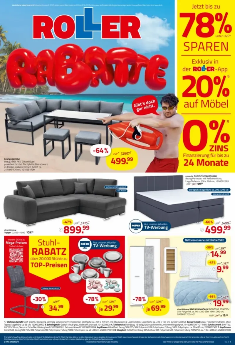 Roller Prospekt vom 02.06.2025, Seite 1