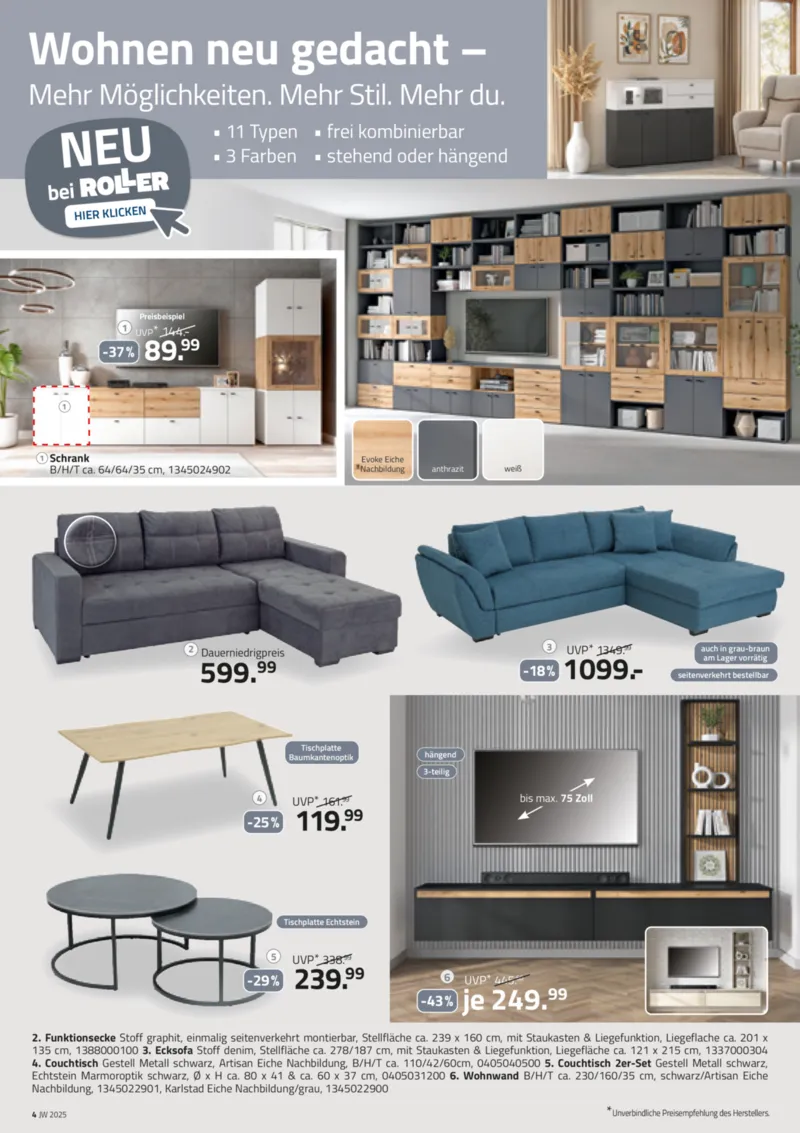 Roller Prospekt vom 07.09.2025, Seite 4 Roller Prospekt vom 07.09.2025, Seite 4