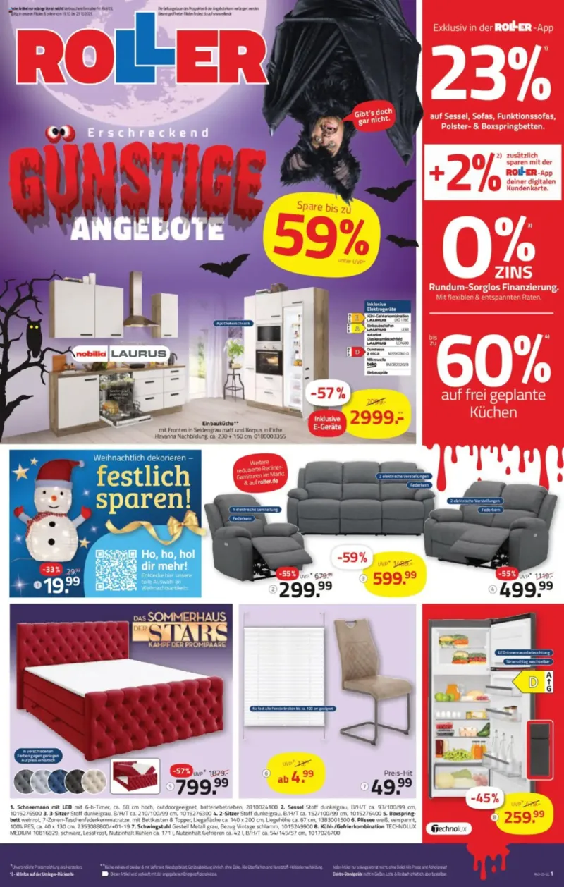 Roller Prospekt vom 20.10.2025, Seite 1 Roller Prospekt vom 20.10.2025, Seite 1