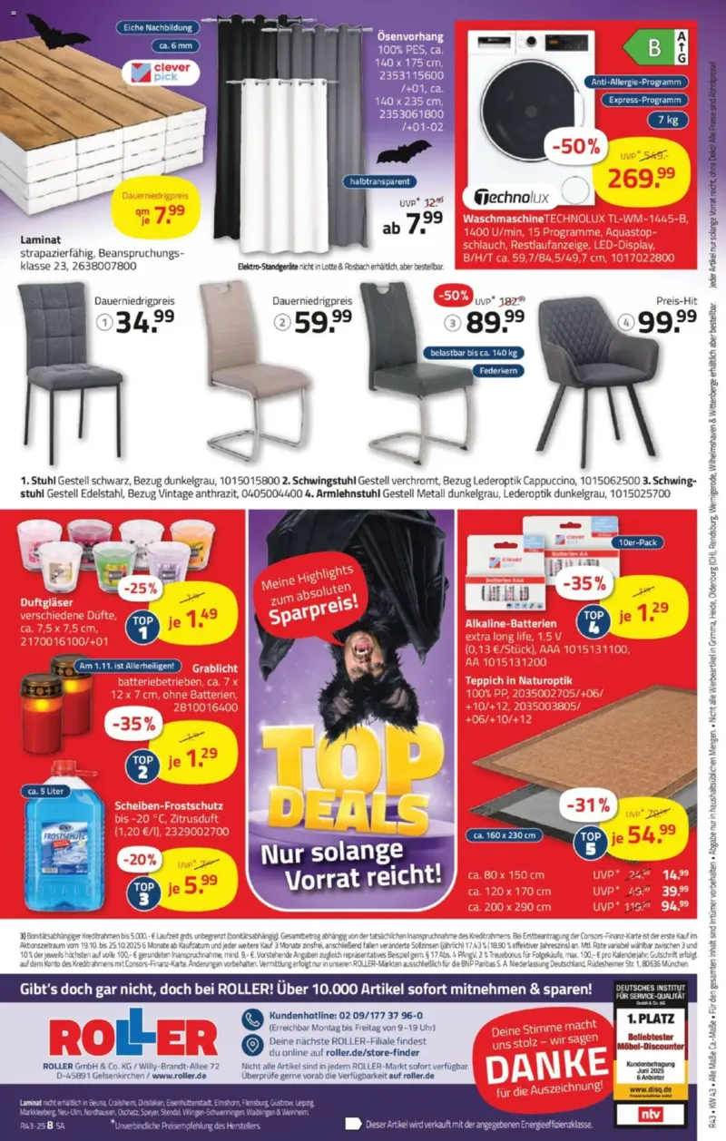 Roller Prospekt vom 20.10.2025, Seite 16 Roller Prospekt vom 20.10.2025, Seite 16