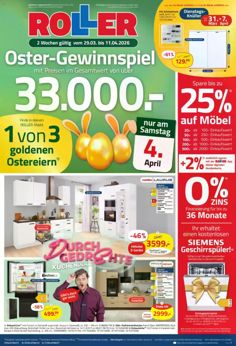 Roller Prospekt vom 30.03.2026, Seite 1