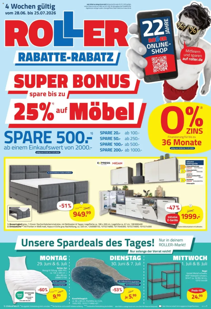 Roller Prospekt vom 29.06.2026, Seite 1