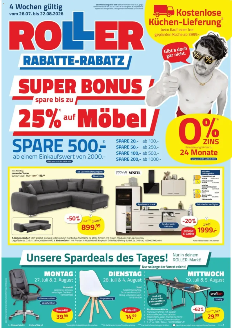 Roller Prospekt vom 27.07.2026, Seite 1