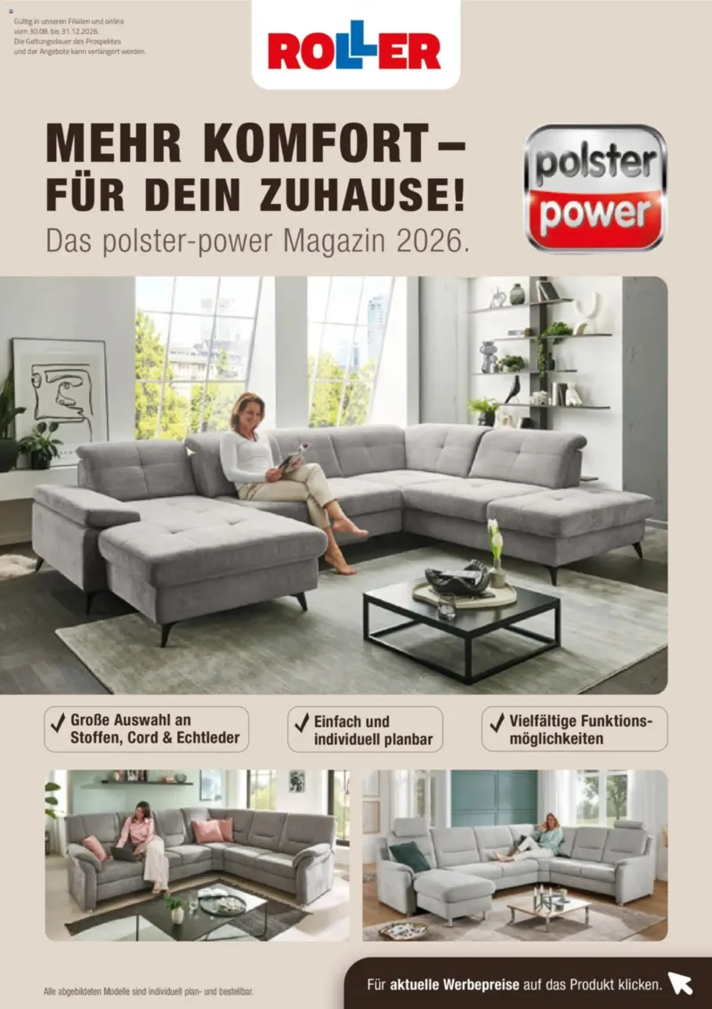 Roller Prospekt vom 30.08.2026, Seite 1