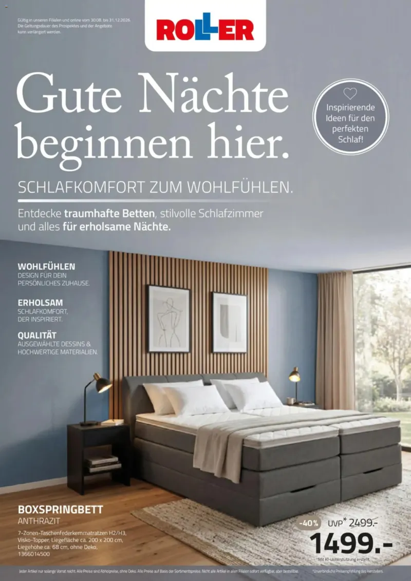 Roller Prospekt vom 30.08.2026, Seite 1