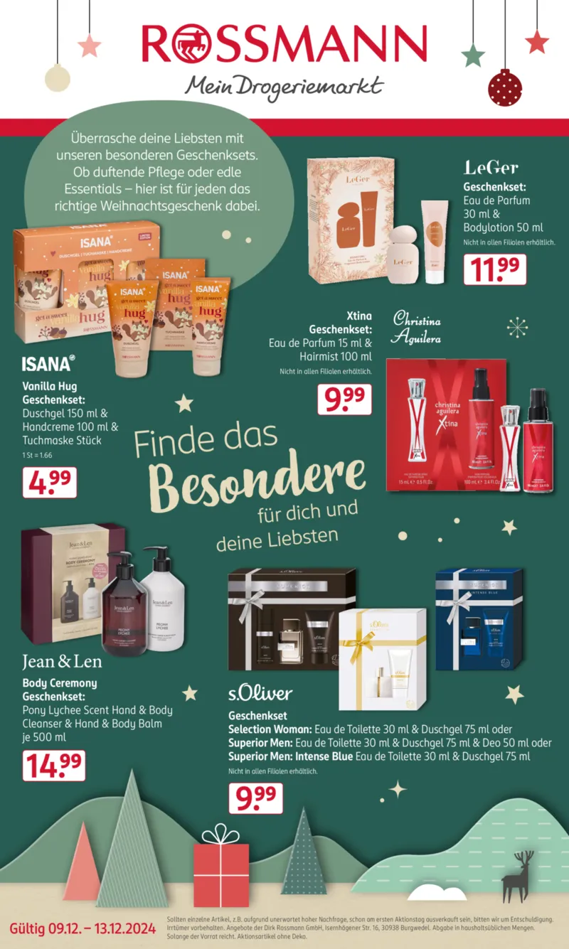 ROSSMANN Prospekt vom 09.12.2024, Seite 1