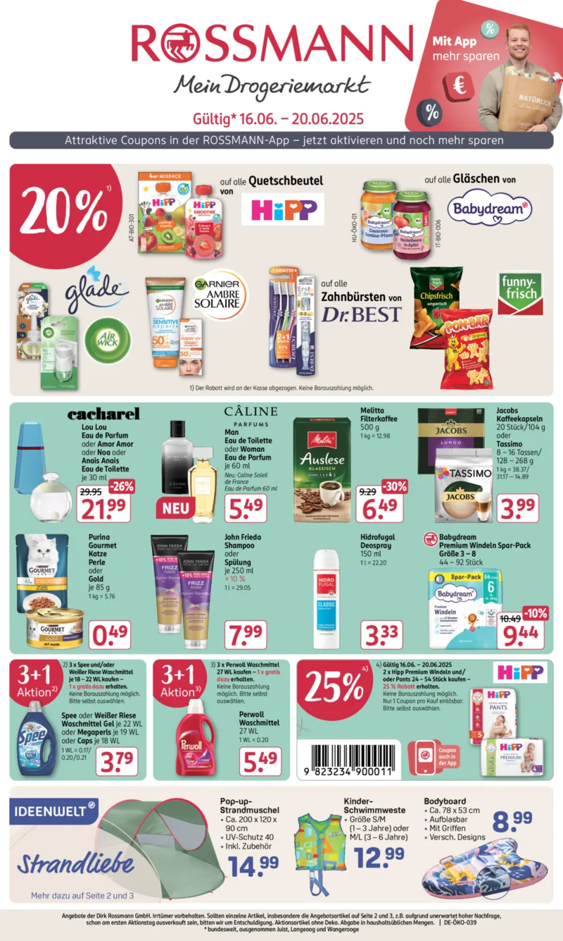 ROSSMANN Prospekt vom 16.06.2025, Seite 1