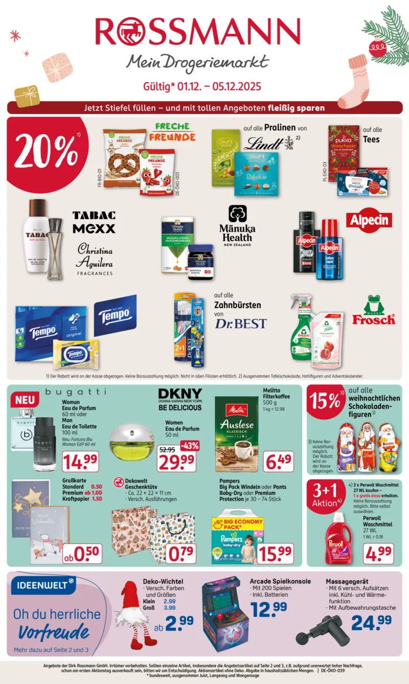ROSSMANN Prospekt vom 01.12.2025, Seite 1