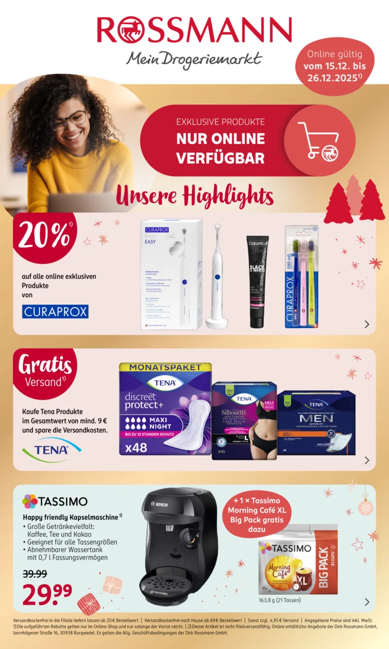 ROSSMANN Prospekt vom 15.12.2025, Seite 1
