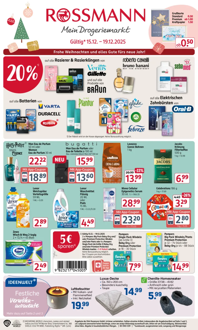 ROSSMANN Prospekt vom 15.12.2025, Seite 1