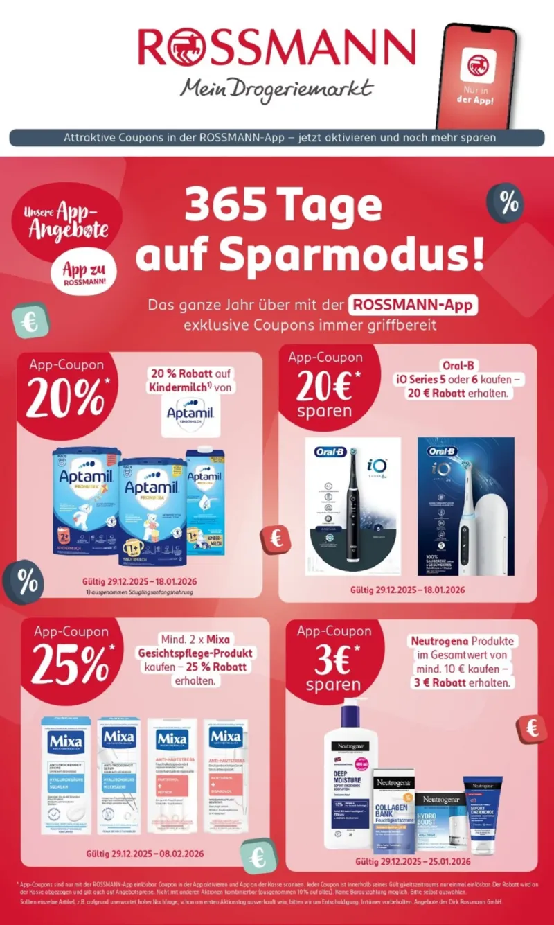 ROSSMANN Prospekt vom 27.12.2025, Seite 1