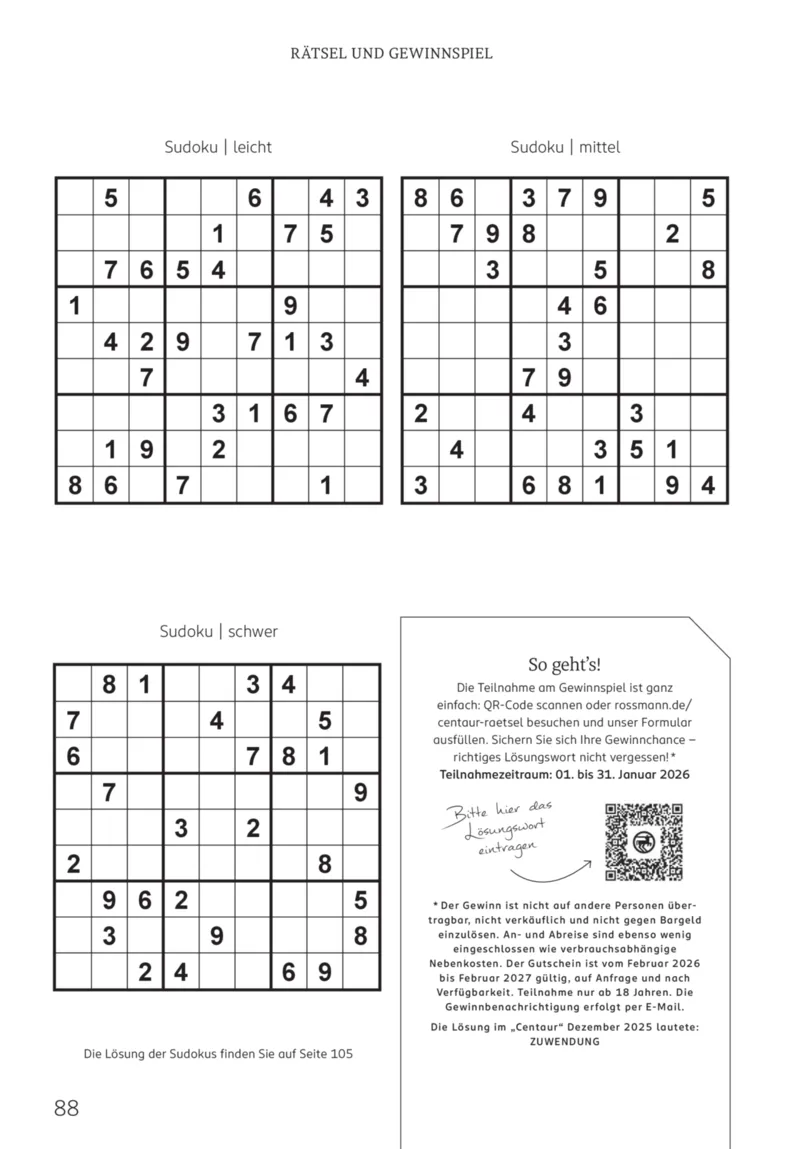 ROSSMANN Prospekt vom 01.01.2026, Seite 88